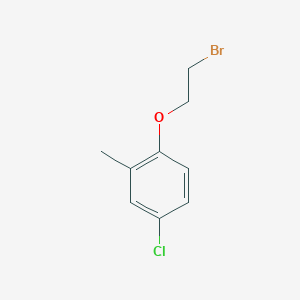 Benzene, 1-(2-bromoethoxy)-4-chloro-2-methyl- Benzene, 1-(2-bromoethoxy)-4-chloro-2-methyl-