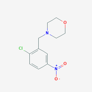 Morpholine, 4-[(2-chloro-5-nitrophenyl)methyl]-