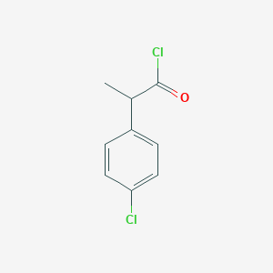 Benzeneacetyl chloride, 4-chloro-a-methyl- Benzeneacetyl chloride, 4-chloro-a-methyl-