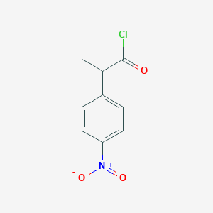 Benzeneacetyl chloride, a-methyl-4-nitro- Benzeneacetyl chloride, a-methyl-4-nitro-