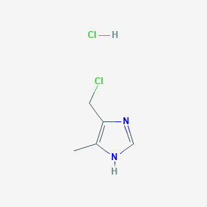 1H-Imidazole, 4-(chloromethyl)-5-methyl-, monohydrochloride 1H-Imidazole, 4-(chloromethyl)-5-methyl-, monohydrochloride