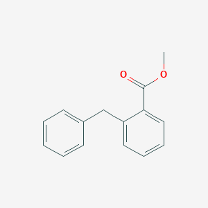 Benzoic acid, 2-(phenylmethyl)-, methyl ester Benzoic acid, 2-(phenylmethyl)-, methyl ester