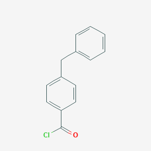 Benzoyl chloride, 4-(phenylmethyl)- Benzoyl chloride, 4-(phenylmethyl)-