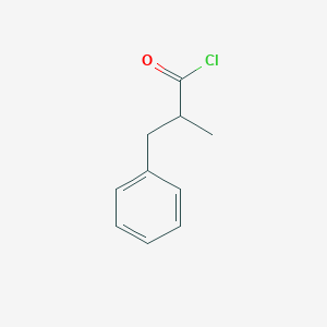 Benzenepropanoyl chloride, a-methyl- Benzenepropanoyl chloride, a-methyl-