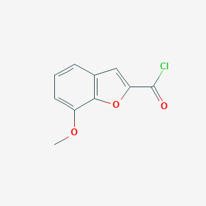 2-Benzofurancarbonyl chloride, 7-methoxy- 2-Benzofurancarbonyl chloride, 7-methoxy-