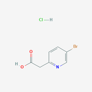 2-Pyridineacetic acid, 5-bromo-, hydrochloride (1:1) 2-Pyridineacetic acid, 5-bromo-, hydrochloride (1:1)