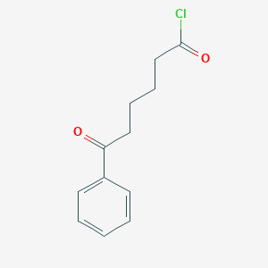 Benzenehexanoyl chloride, e-oxo- Benzenehexanoyl chloride, e-oxo-