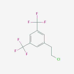 Benzene, 1-(2-chloroethyl)-3,5-bis(trifluoromethyl)- Benzene, 1-(2-chloroethyl)-3,5-bis(trifluoromethyl)-