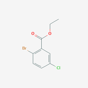 Benzoic acid, 2-bromo-5-chloro-, ethyl ester Benzoic acid, 2-bromo-5-chloro-, ethyl ester