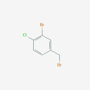 Benzene, 2-bromo-4-(bromomethyl)-1-chloro- Benzene, 2-bromo-4-(bromomethyl)-1-chloro-