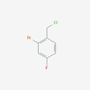 Benzene, 2-bromo-1-(chloromethyl)-4-fluoro- Benzene, 2-bromo-1-(chloromethyl)-4-fluoro-