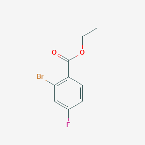 Benzoic acid, 2-bromo-4-fluoro-, ethyl ester Benzoic acid, 2-bromo-4-fluoro-, ethyl ester