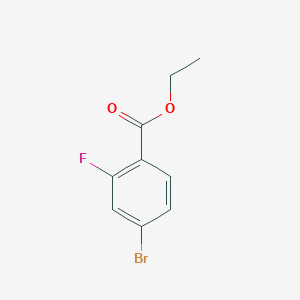 Benzoic acid, 4-bromo-2-fluoro-, ethyl ester Benzoic acid, 4-bromo-2-fluoro-, ethyl ester