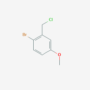 Benzene, 1-bromo-2-(chloromethyl)-4-methoxy- Benzene, 1-bromo-2-(chloromethyl)-4-methoxy-
