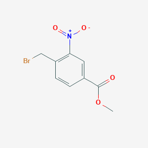 methyl 4-(bromomethyl)-3-nitrobenzoate methyl 4-(bromomethyl)-3-nitrobenzoate