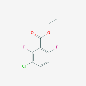 Benzoic acid, 3-chloro-2,6-difluoro-, ethyl ester Benzoic acid, 3-chloro-2,6-difluoro-, ethyl ester