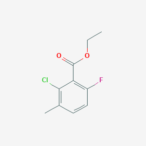Benzoic acid, 2-chloro-6-fluoro-3-methyl-, ethyl ester Benzoic acid, 2-chloro-6-fluoro-3-methyl-, ethyl ester
