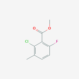 Benzoic acid, 2-chloro-6-fluoro-3-methyl-, methyl ester Benzoic acid, 2-chloro-6-fluoro-3-methyl-, methyl ester