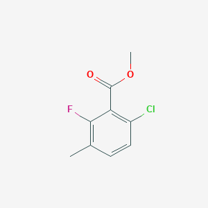 Benzoic acid, 6-chloro-2-fluoro-3-methyl-, methyl ester Benzoic acid, 6-chloro-2-fluoro-3-methyl-, methyl ester