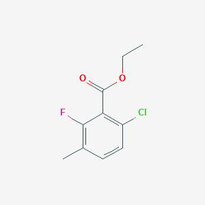 Benzoic acid, 6-chloro-2-fluoro-3-methyl-, ethyl ester Benzoic acid, 6-chloro-2-fluoro-3-methyl-, ethyl ester