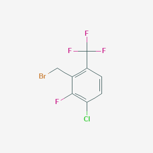 Benzene, 2-(bromomethyl)-4-chloro-3-fluoro-1-(trifluoromethyl)-