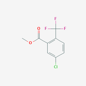 Benzoic acid, 5-chloro-2-(trifluoromethyl)-, methyl ester Benzoic acid, 5-chloro-2-(trifluoromethyl)-, methyl ester