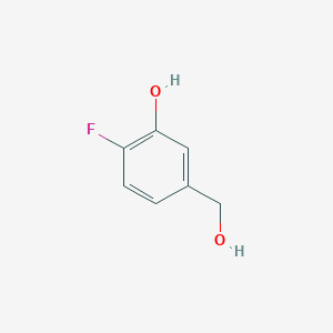 Benzenemethanol, 4-fluoro-3-hydroxy- Benzenemethanol, 4-fluoro-3-hydroxy-