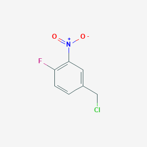 Benzene, 4-(chloromethyl)-1-fluoro-2-nitro-