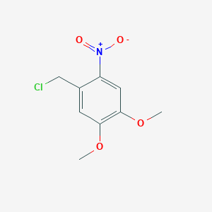 Benzene, 1-(chloromethyl)-4,5-dimethoxy-2-nitro- 