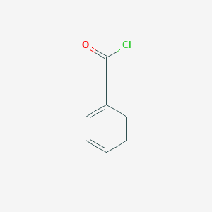 Benzeneacetyl chloride, a,a-dimethyl-