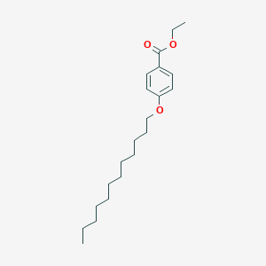 Benzoic acid, 4-(dodecyloxy)-, ethyl ester Benzoic acid, 4-(dodecyloxy)-, ethyl ester