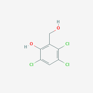 Benzenemethanol, 2,3,5-trichloro-6-hydroxy- Benzenemethanol, 2,3,5-trichloro-6-hydroxy-