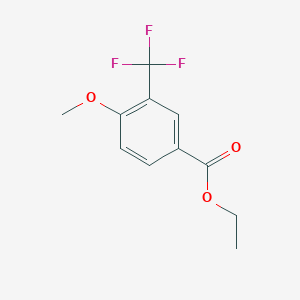 Benzoic acid, 4-methoxy-3-(trifluoromethyl)-, ethyl ester
