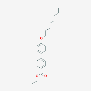 [1,1'-Biphenyl]-4-carboxylic acid, 4'-(octyloxy)-, ethyl ester