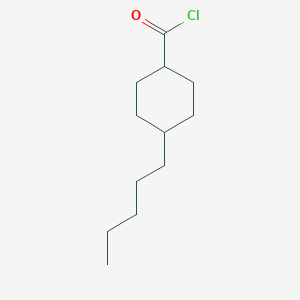 Cyclohexanecarbonyl chloride, 4-pentyl-, trans-