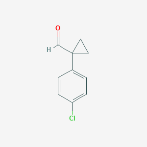 Cyclopropanecarboxaldehyde, 1-(4-chlorophenyl)- Cyclopropanecarboxaldehyde, 1-(4-chlorophenyl)-