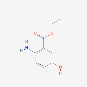 Benzoic acid, 2-amino-5-hydroxy-, ethyl ester Benzoic acid, 2-amino-5-hydroxy-, ethyl ester