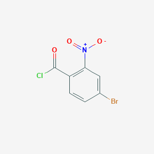 Benzoyl chloride, 4-bromo-2-nitro- Benzoyl chloride, 4-bromo-2-nitro-