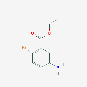 Benzoic acid, 5-amino-2-bromo-, ethyl ester Benzoic acid, 5-amino-2-bromo-, ethyl ester