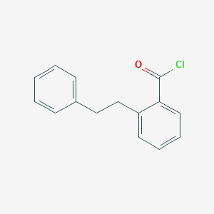 Benzoyl chloride, 2-(2-phenylethyl)- 