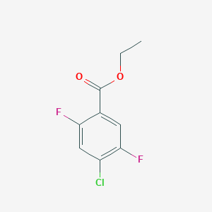 Benzoic acid, 4-chloro-2,5-difluoro-, ethyl ester Benzoic acid, 4-chloro-2,5-difluoro-, ethyl ester