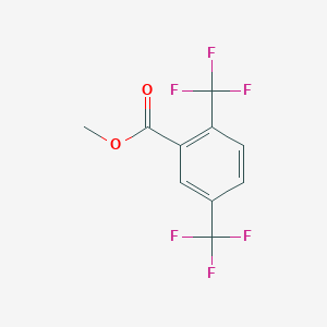 Benzoic acid, 2,5-bis(trifluoromethyl)-, methyl ester Benzoic acid, 2,5-bis(trifluoromethyl)-, methyl ester