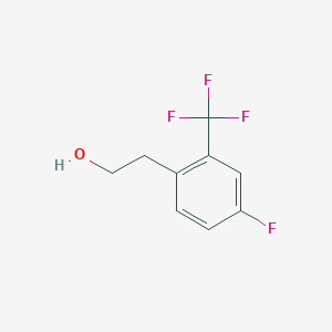 2-(4-fluoro-2-(trifluoromethyl)phenyl)ethanol 2-(4-fluoro-2-(trifluoromethyl)phenyl)ethanol