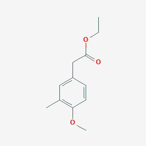 ethyl 2-(4-methoxy-3-methylphenyl)acetate ethyl 2-(4-methoxy-3-methylphenyl)acetate