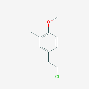 Benzene, 4-(2-chloroethyl)-1-methoxy-2-methyl-
