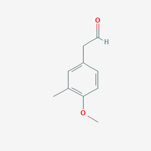 2-(4-methoxy-3-methylphenyl)acetaldehyde 2-(4-methoxy-3-methylphenyl)acetaldehyde