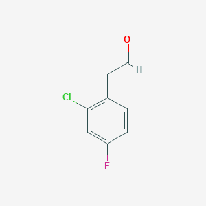 2-(2-chloro-4-fluorophenyl)acetaldehyde
