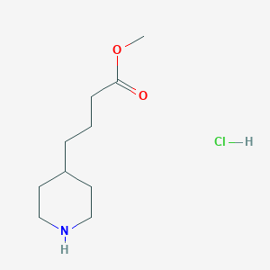 4-Piperidinebutanoic acid, methyl ester, hydrochloride