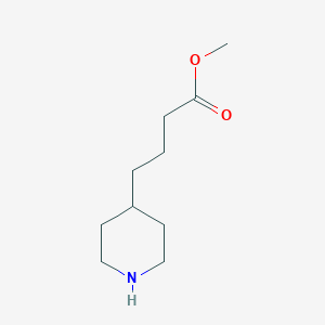 4-Piperidinebutanoic acid, methyl ester 
