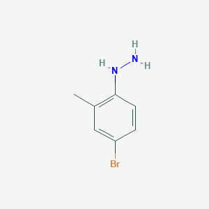 1-(4-bromo-2-methylphenyl)hydrazine hydrochloride 1-(4-bromo-2-methylphenyl)hydrazine hydrochloride
